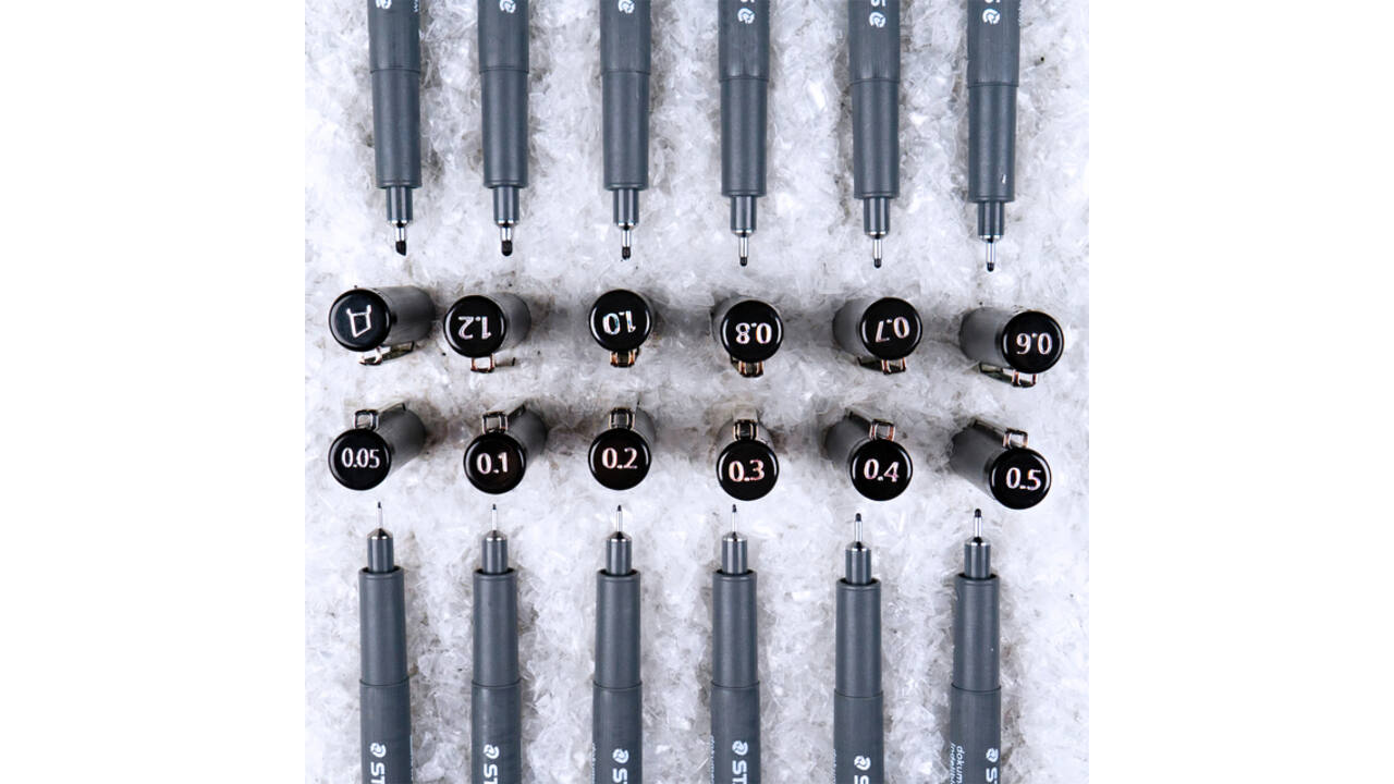 Fineliner Staedtler Pigment 308 zwart 0.6mm