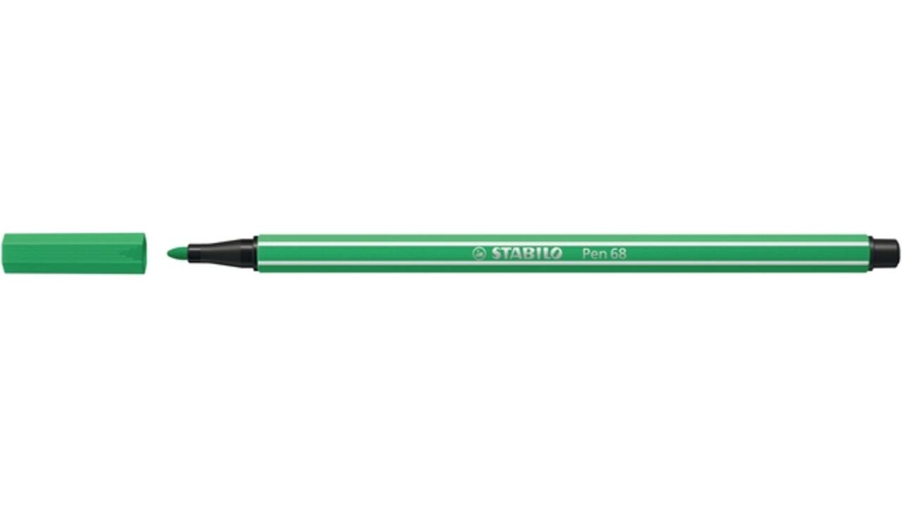 Viltstift STABILO Pen 68/16 medium licht smaragdgroen