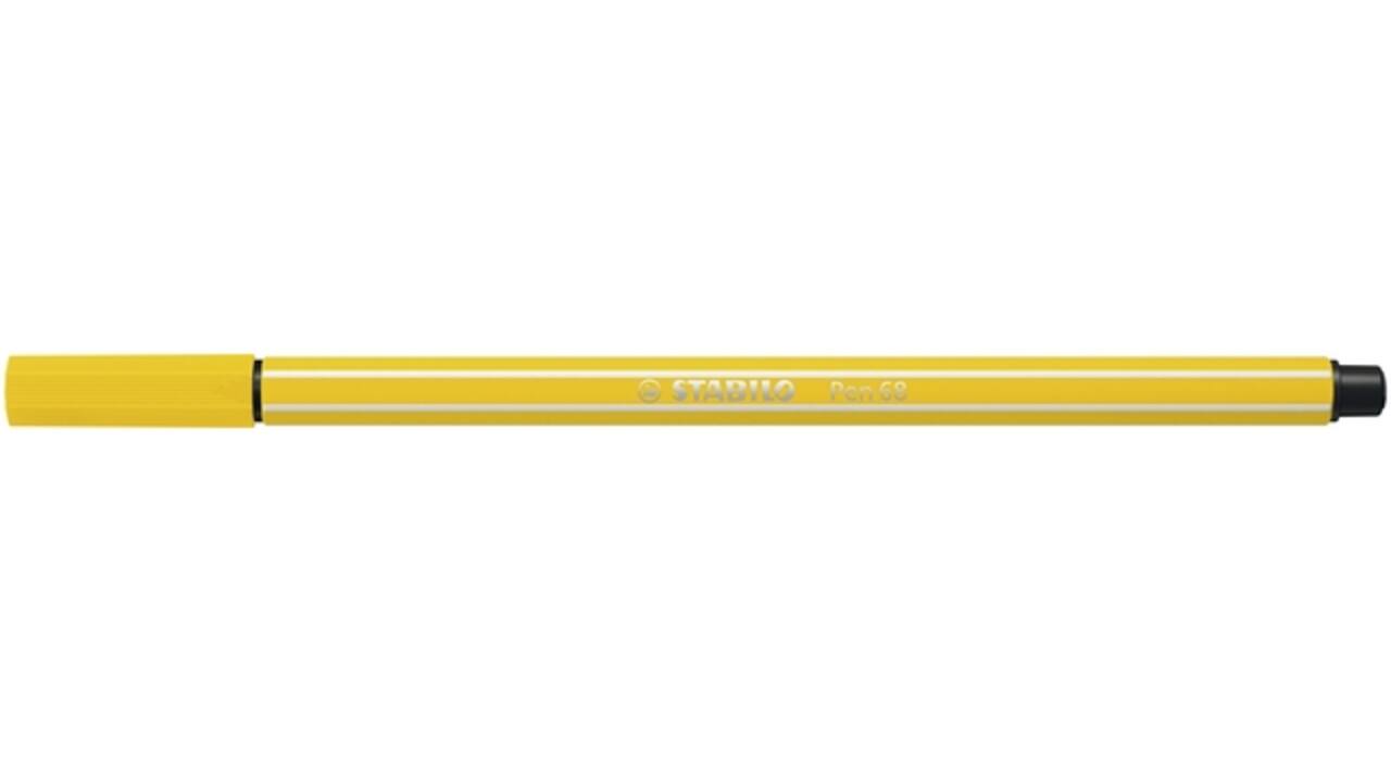 Viltstift STABILO Pen 68/24 medium citroengeel