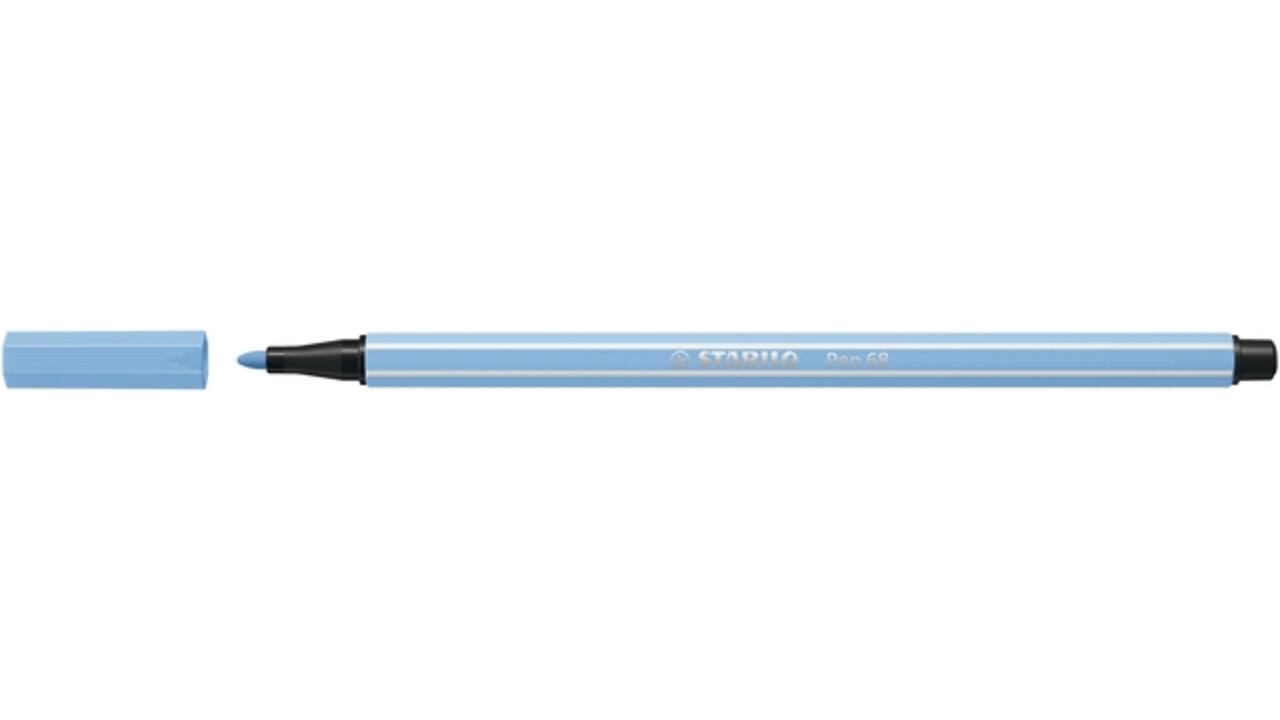 Viltstift STABILO Pen 68/11 medium ijsblauw