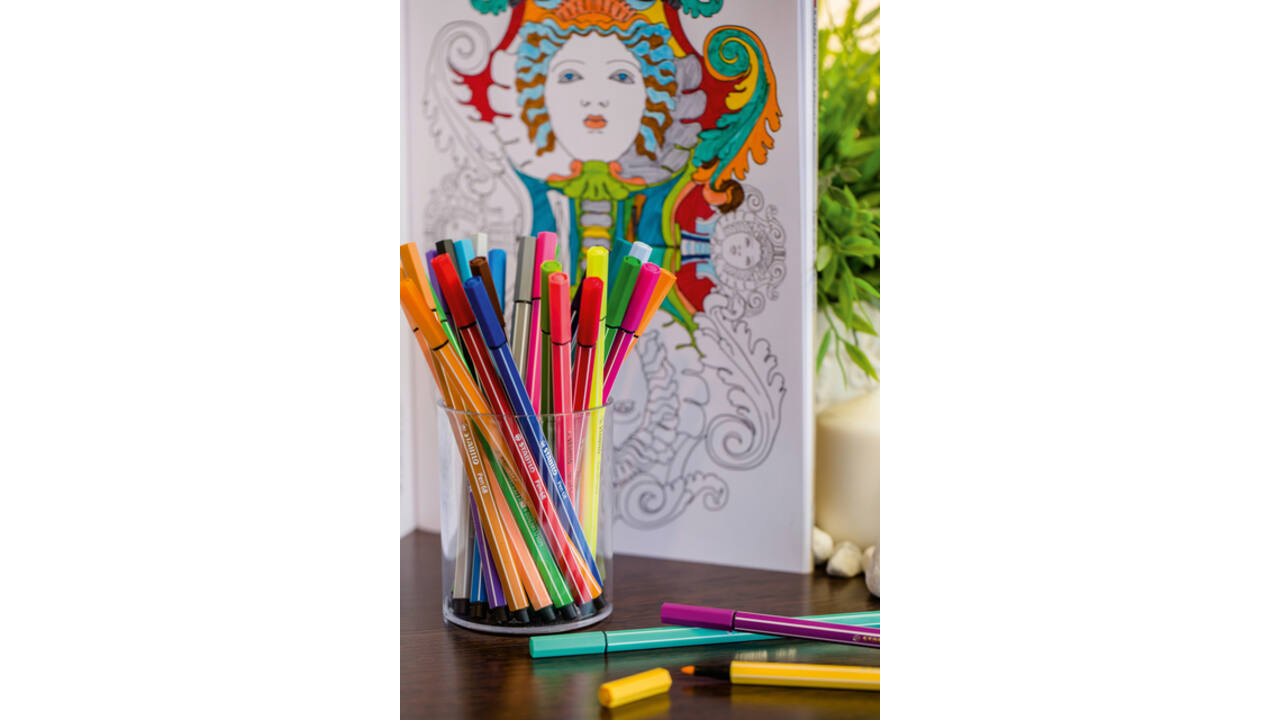 Viltstift STABILO Pen 68/37 medium moddergroen