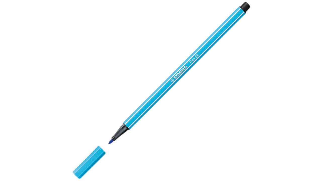Viltstift STABILO Pen 68/50 Arty medium assorti blik à 50 stuks
