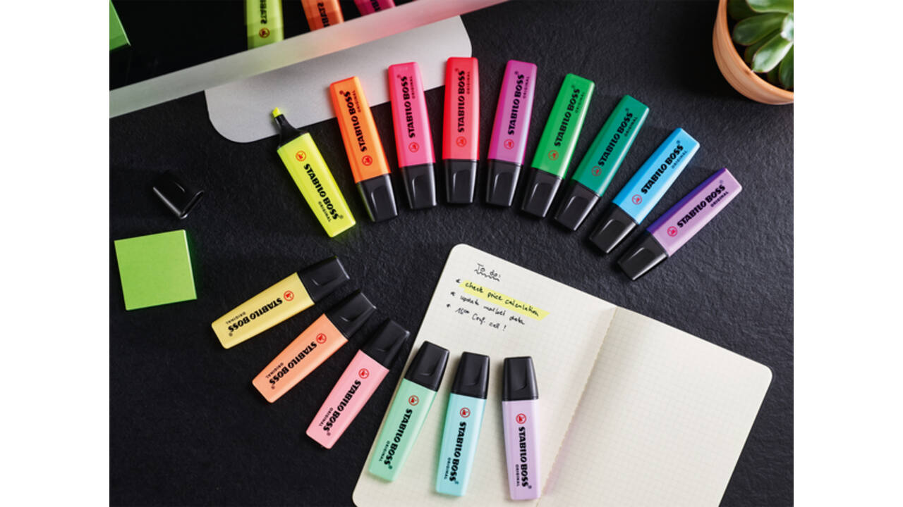 Markeerstift STABILO BOSS Original 70/24 geel