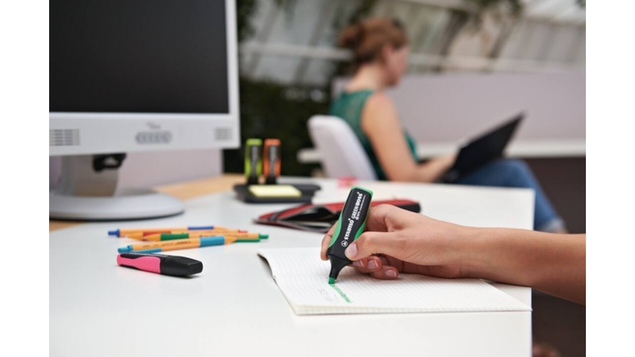 Markeerstift STABILO GREEN BOSS 6070/33 groen