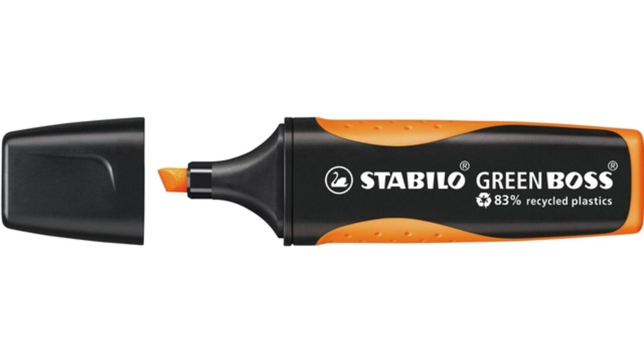 Markeerstift STABILO GREEN BOSS 6070/54 oranje