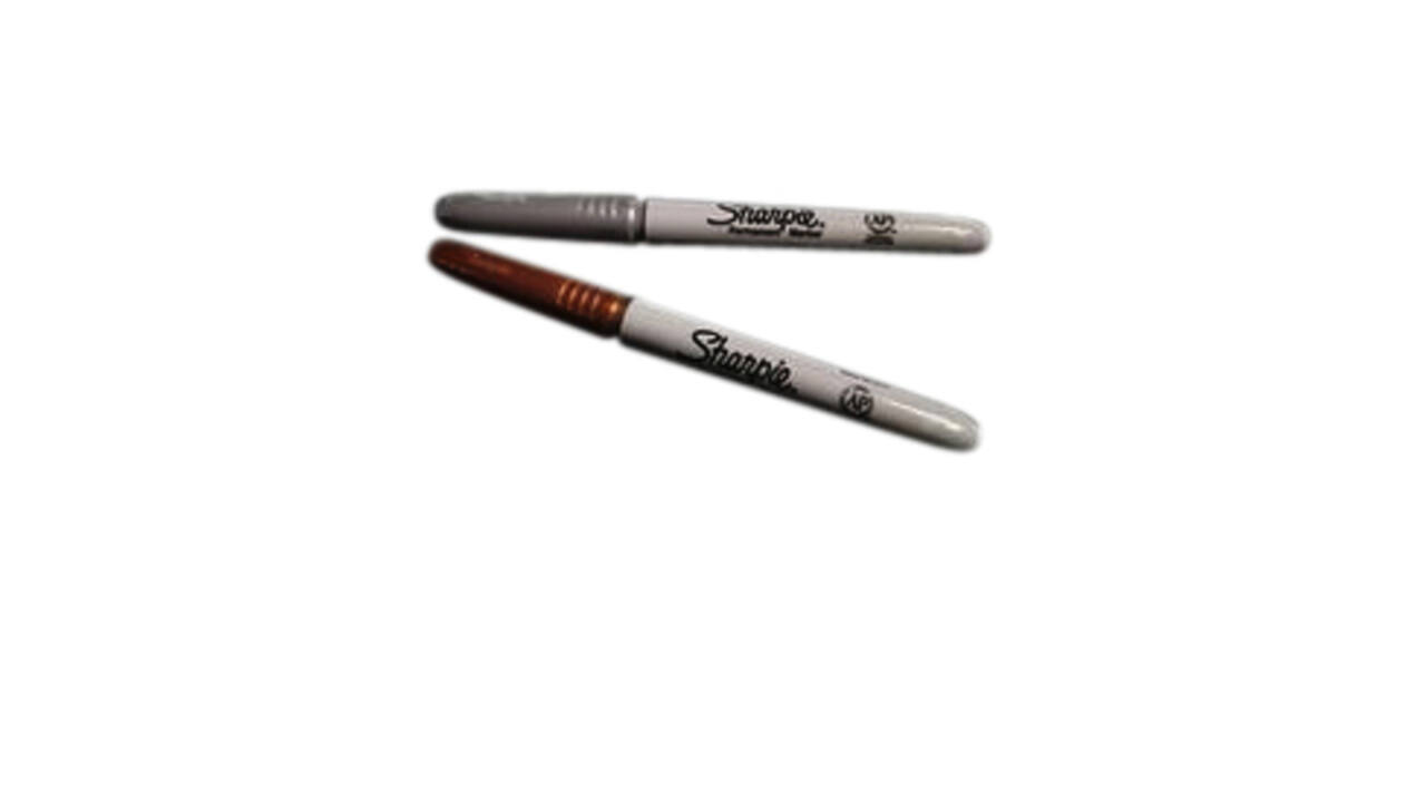 Viltstift Sharpie rond fijn metallic goud blister à 1 stuk