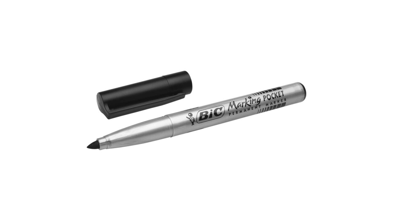 Viltstift Bic 1445 ecolutions rond fijn zwart