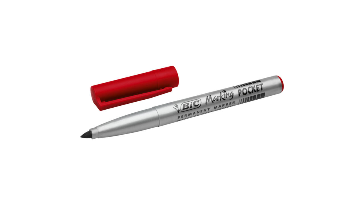 Viltstift Bic 1445 ecolutions rond fijn rood