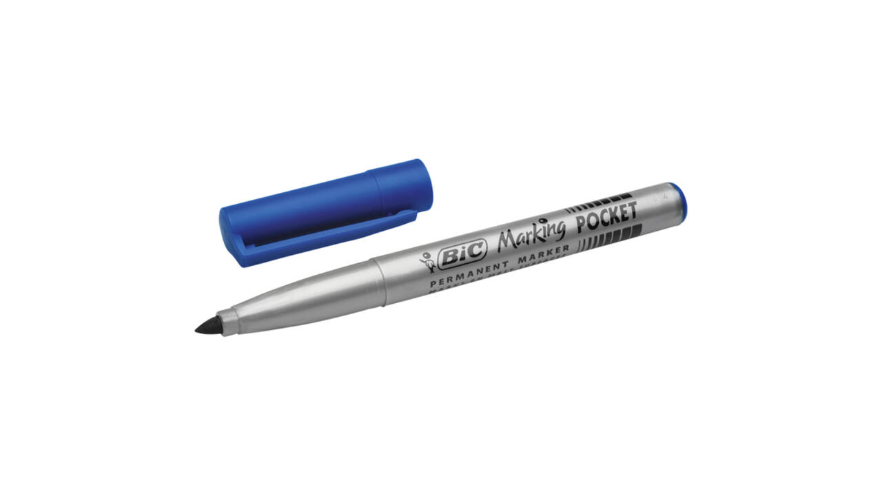 Viltstift Bic 1445 ecolutions rond fijn blauw
