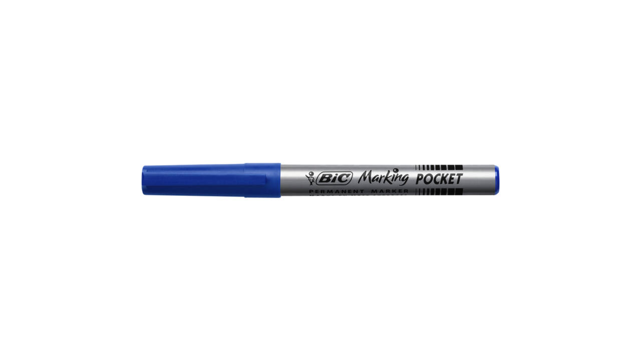 Viltstift Bic 1445 ecolutions rond fijn blauw