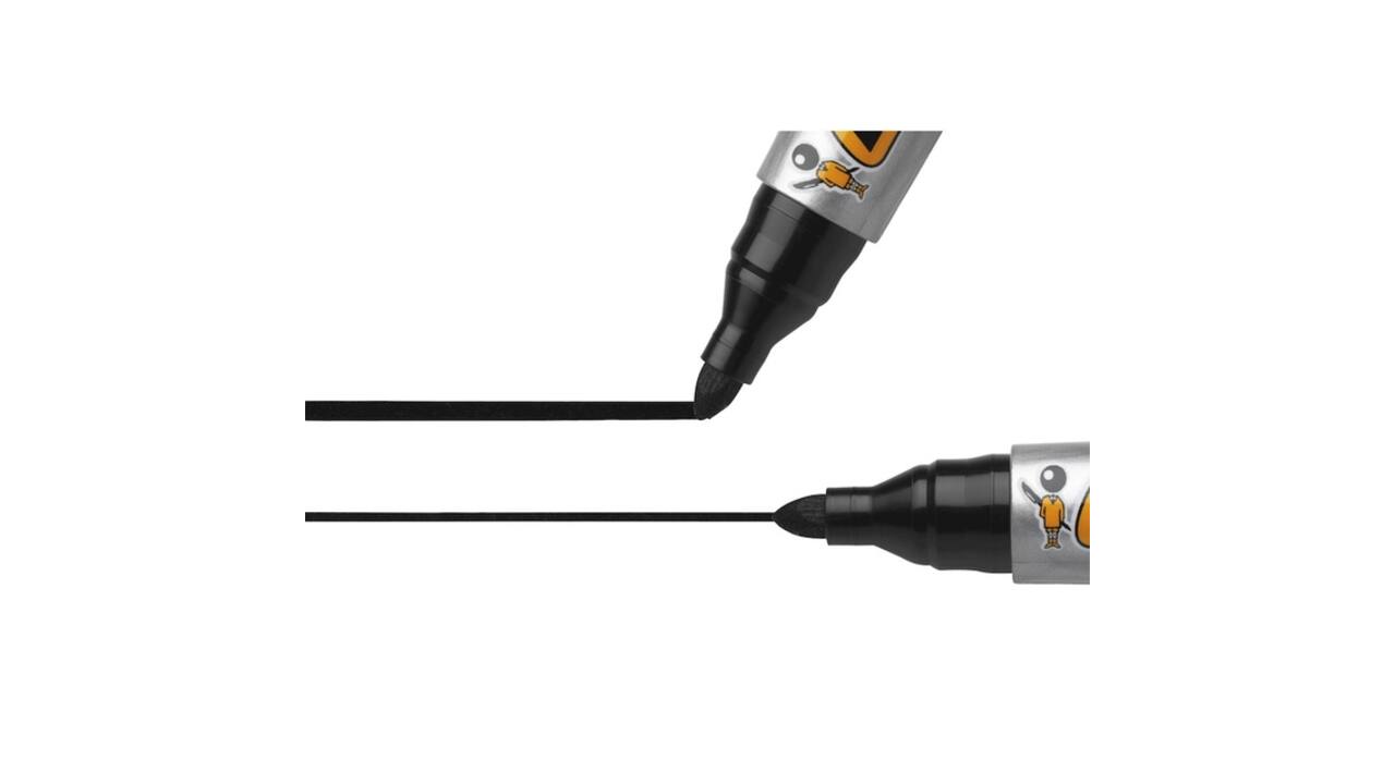 Viltstift Bic 2000 ecolutions rond large zwart