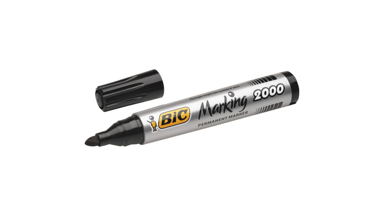 Viltstift Bic 2000 ecolutions rond large zwart