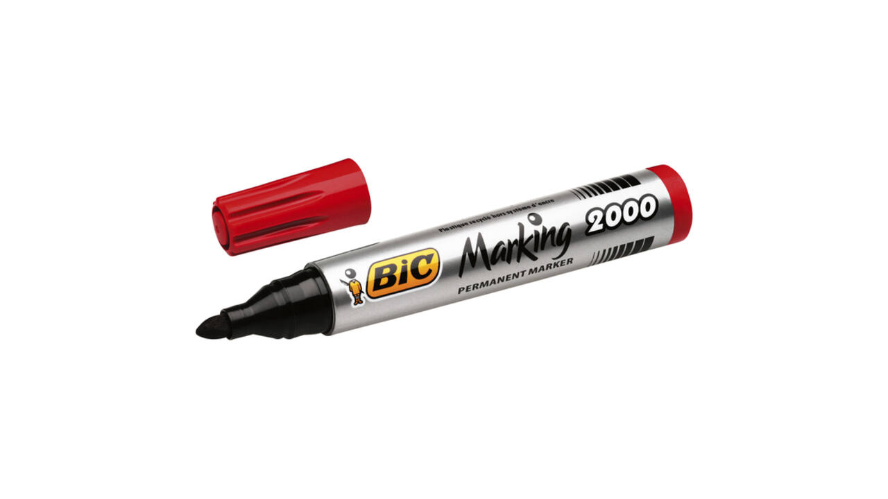 Viltstift Bic 2000 ecolutions rond large rood