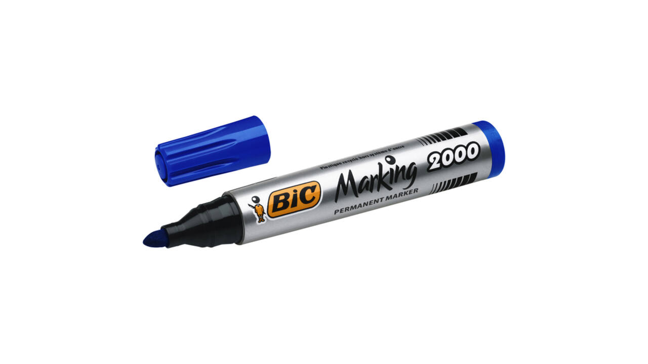 Viltstift Bic 2000 ecolutions rond large blauw