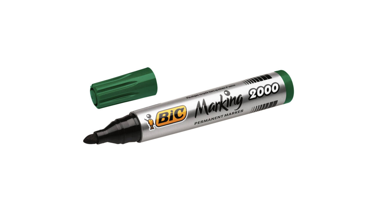 Viltstift Bic 2000 ecolutions rond large groen