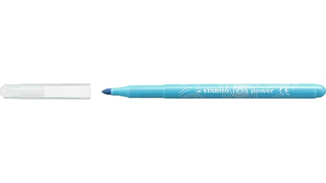 Viltstift STABILO power 280/24 assorti etui à 24 stuks