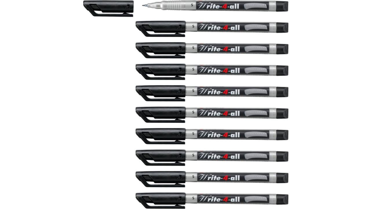 Viltstift STABILO Write-4-All 166/46 super fijn zwart