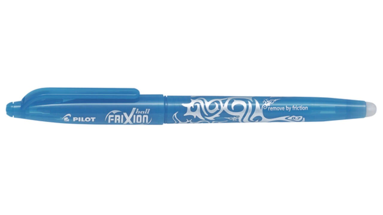 Rollerpen PILOT friXion medium lichtblauwturquoise