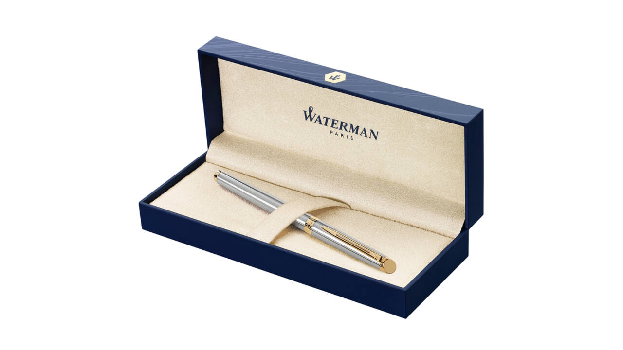Rollerpen Waterman Hémisphère stainless steel GT fijn