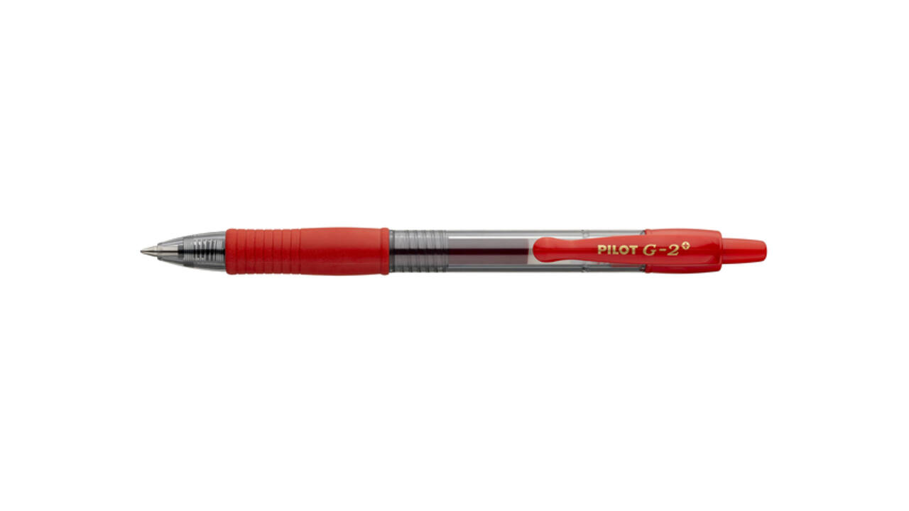 Gelschrijver PILOT G-2 + medium rood
