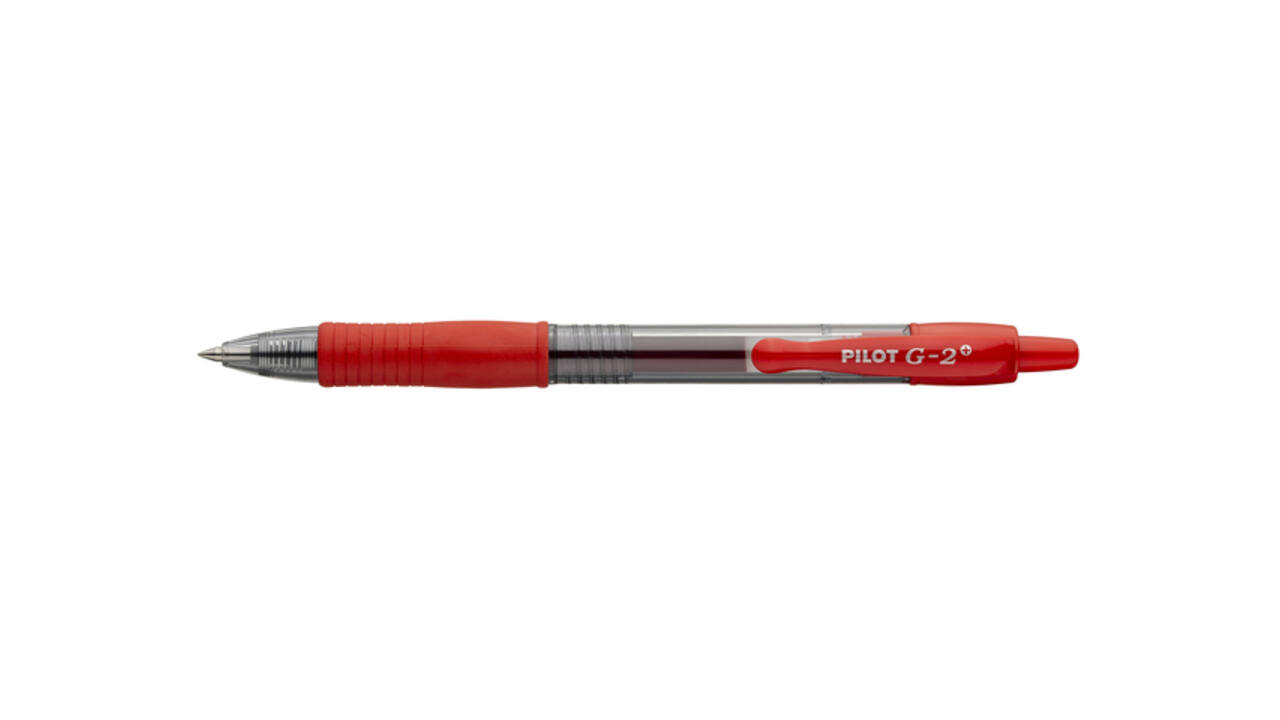 Gelschrijver PILOT G-2 + fijn rood
