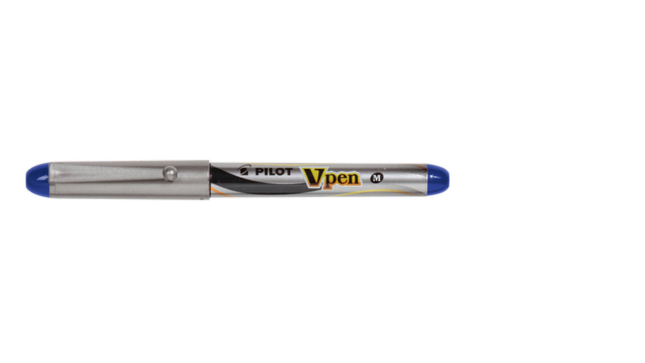 Vulpen Pilot Vpen medium zilver/blauw