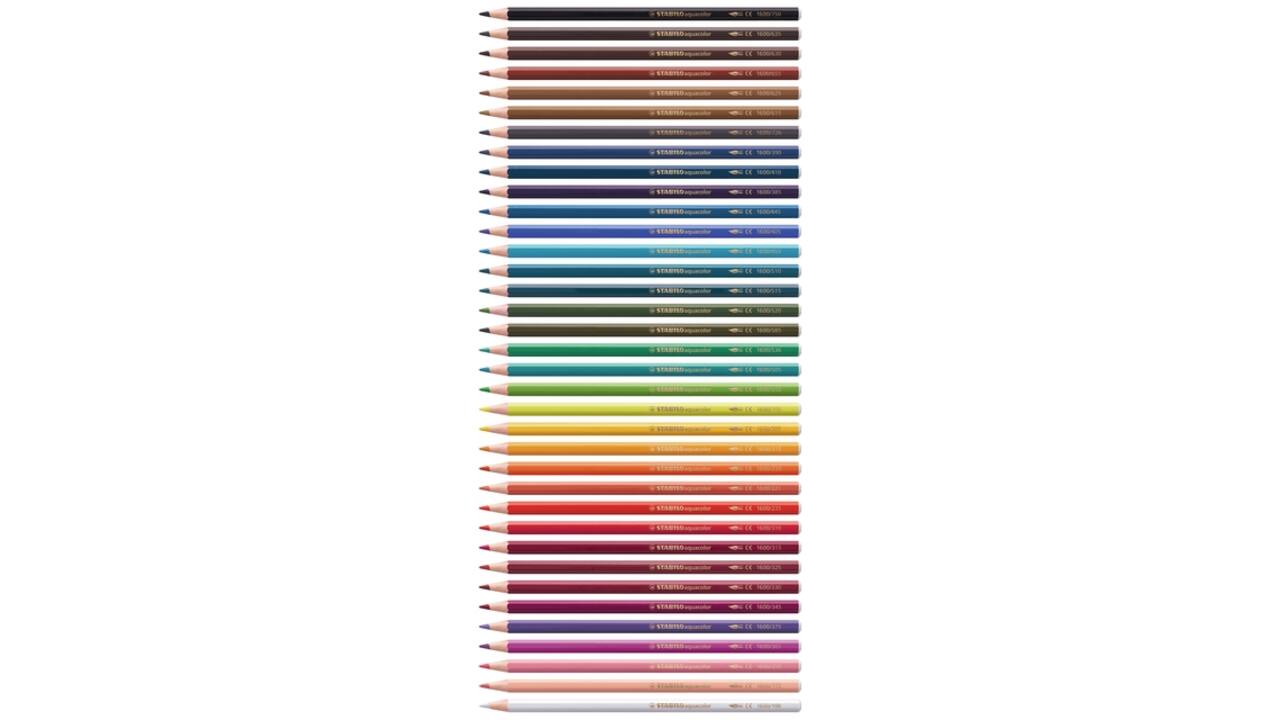 Kleurpotloden STABILO 1636 aquacolor Arty assorti etui à 36 stuks