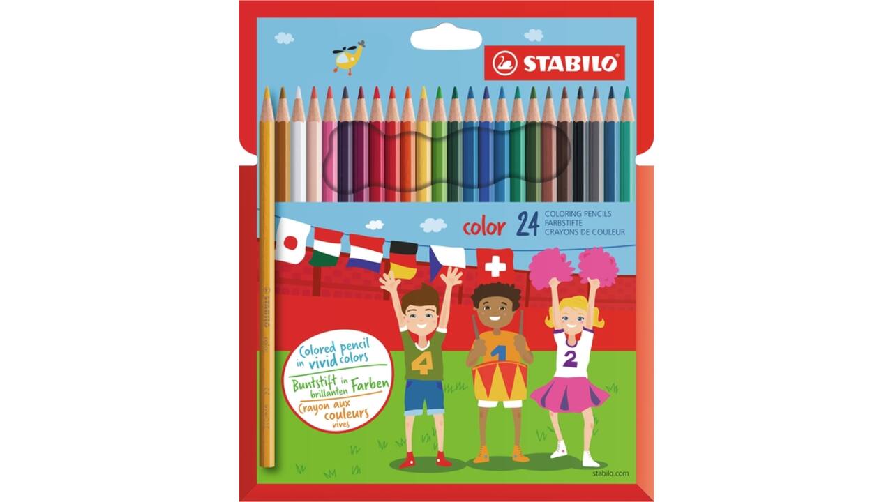Kleurpotloden STABILO 979 color assorti kartonnen etui à 24 stuks