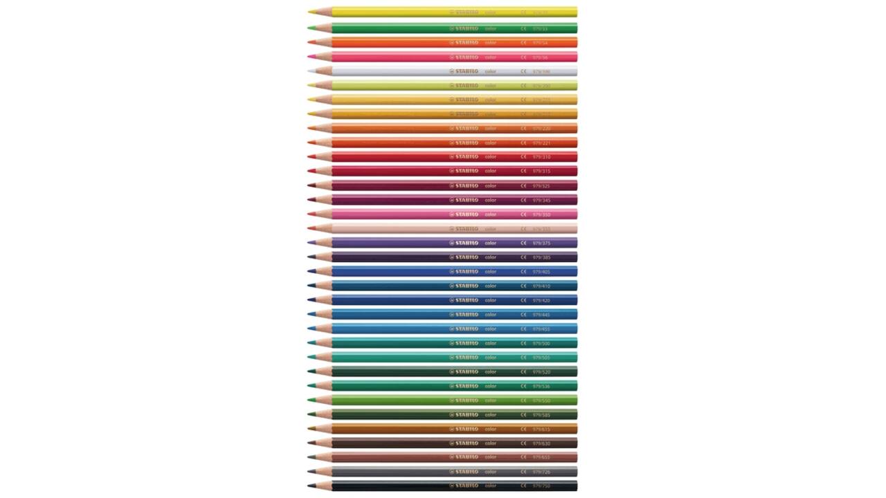 Kleurpotloden STABILO 979 color assorti kartonnen etui à 24 stuks