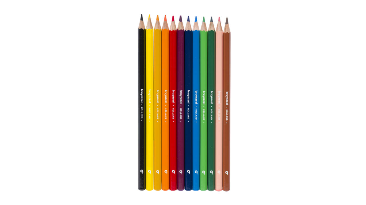 Kleurpotloden Bruynzeel Kids assorti 12 stuks