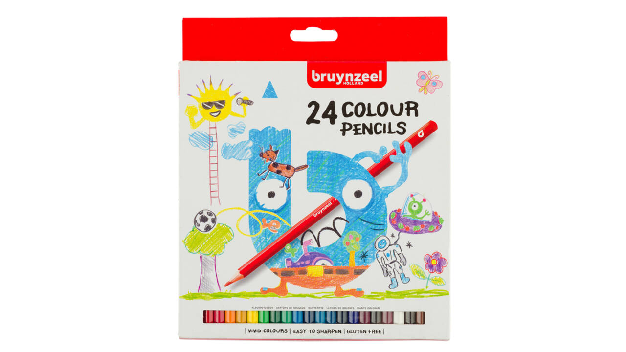 Kleurpotloden Bruynzeel Kids assorti 24 stuks