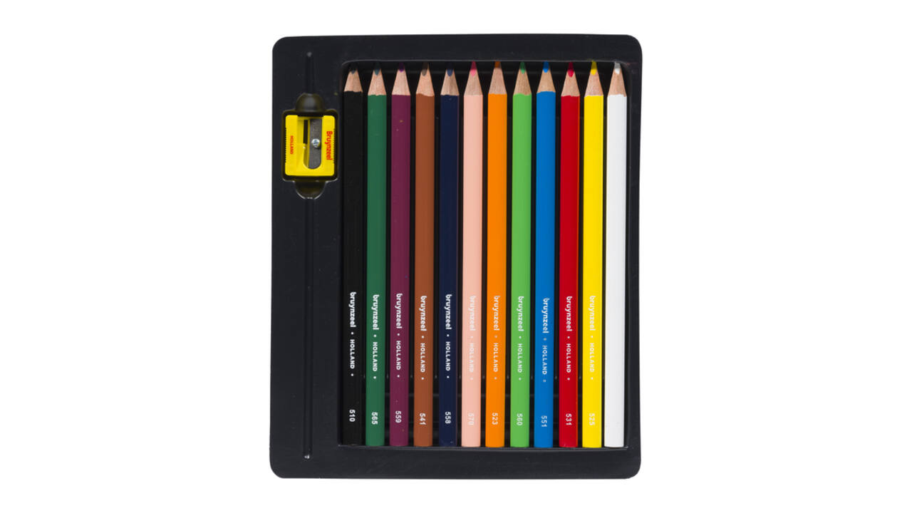 Kleurpotloden Bruynzeel Kids Triple assorti 12 stuks