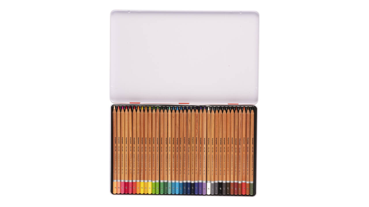Kleurpotloden Bruynzeel Expression assorti blik à 36 stuks