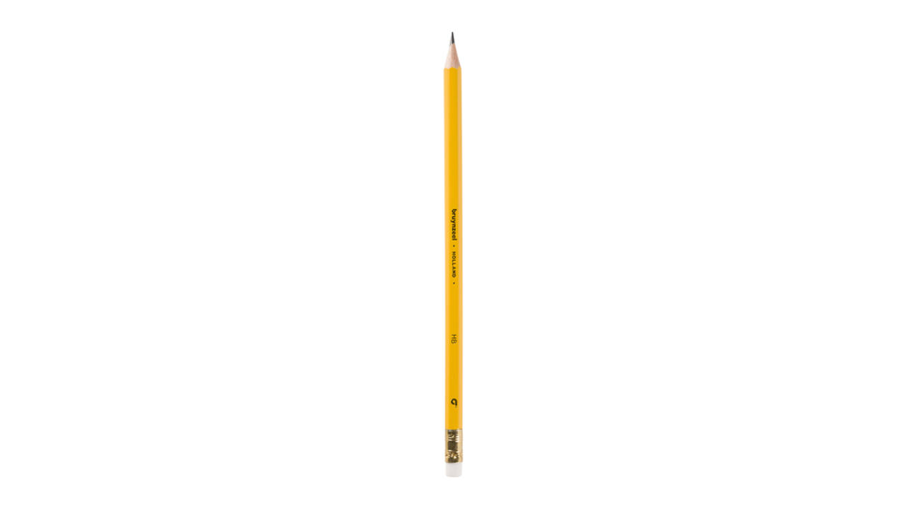 Potlood Bruynzeel Burotek HB met gum