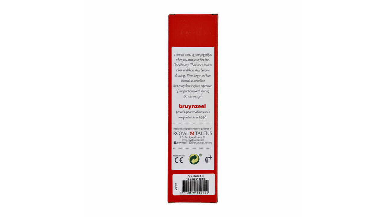 Potlood Bruynzeel Burotek 5B