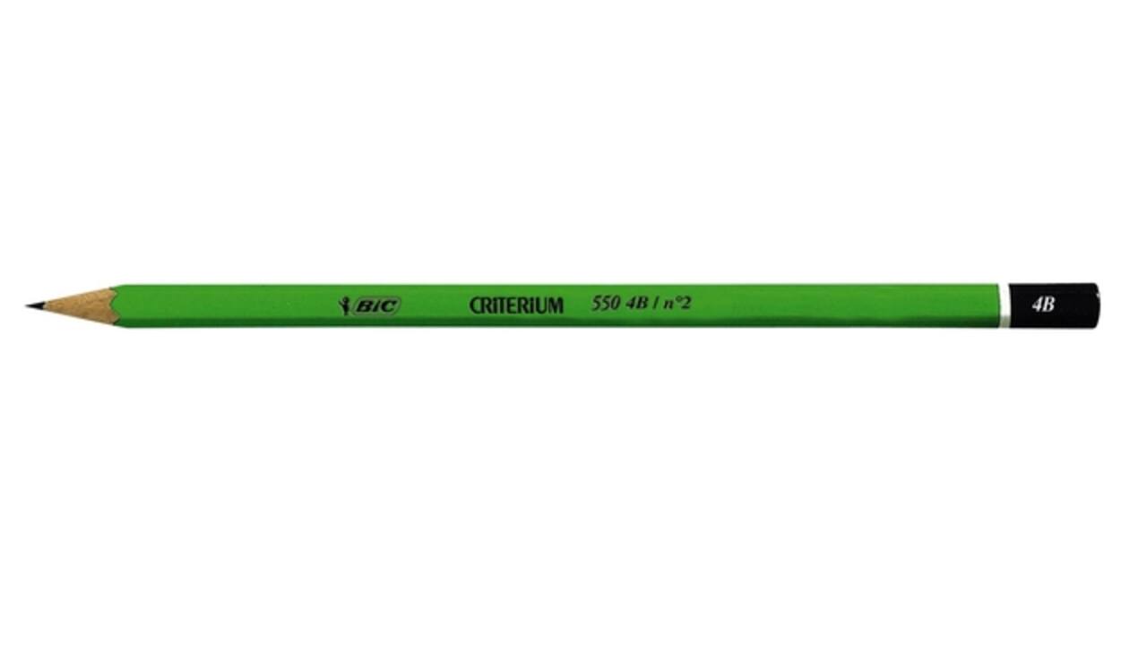 Potlood Bic Criterium 550 zeshoekig 4B