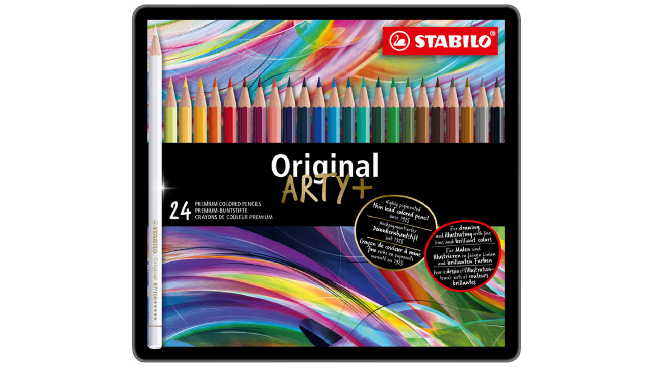 Kleurpotloden STABILO 8774 Original Arty assorti blik à 24 stuks