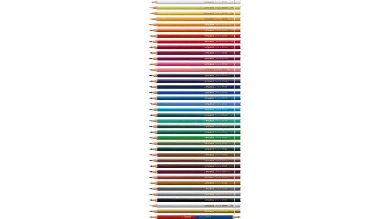 Kleurpotloden STABILO 8778 Original Arty assorti blik à 38 stuks