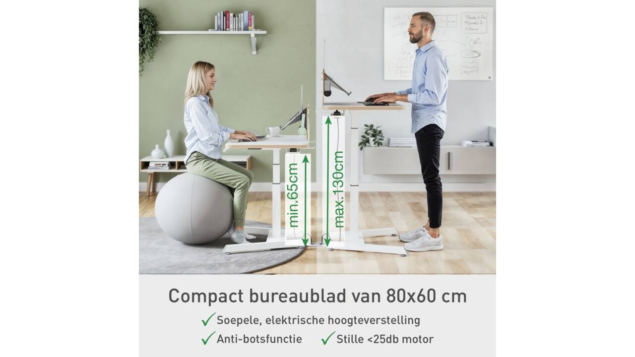 Zit-sta bureau Leitz Ergo elektrisch compact