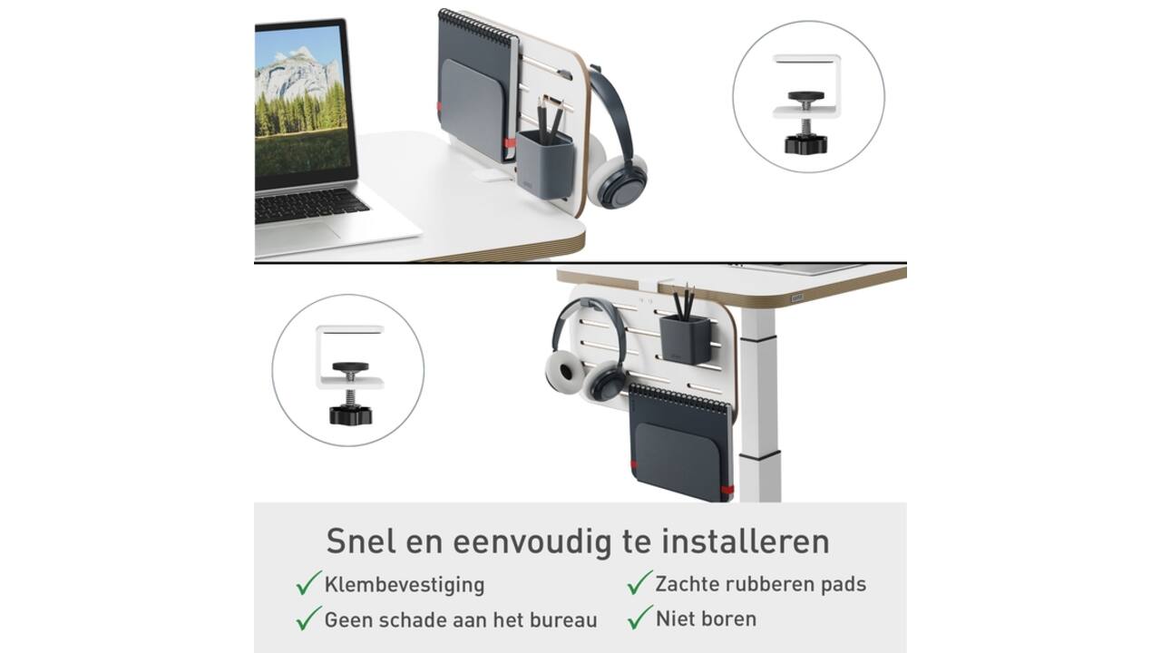 Bureau ophangbord Leitz Ergo klein