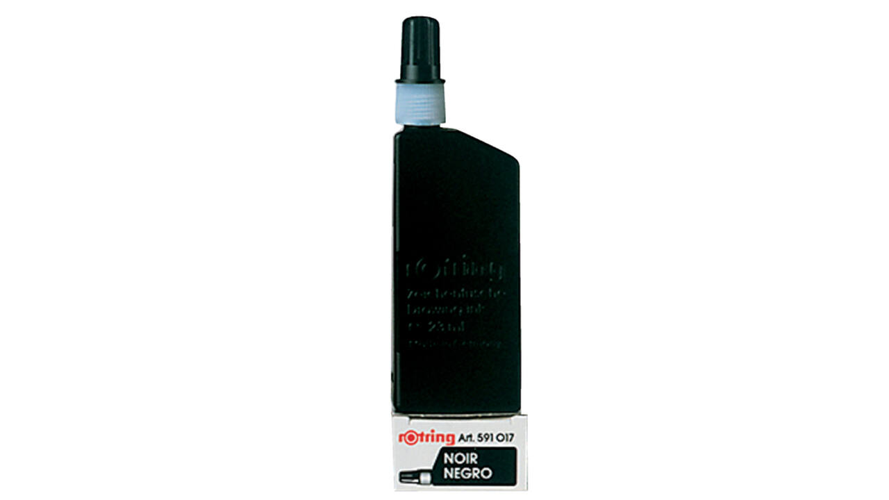 Tekeninkt rOtring 591017 flacon 23ml zwart