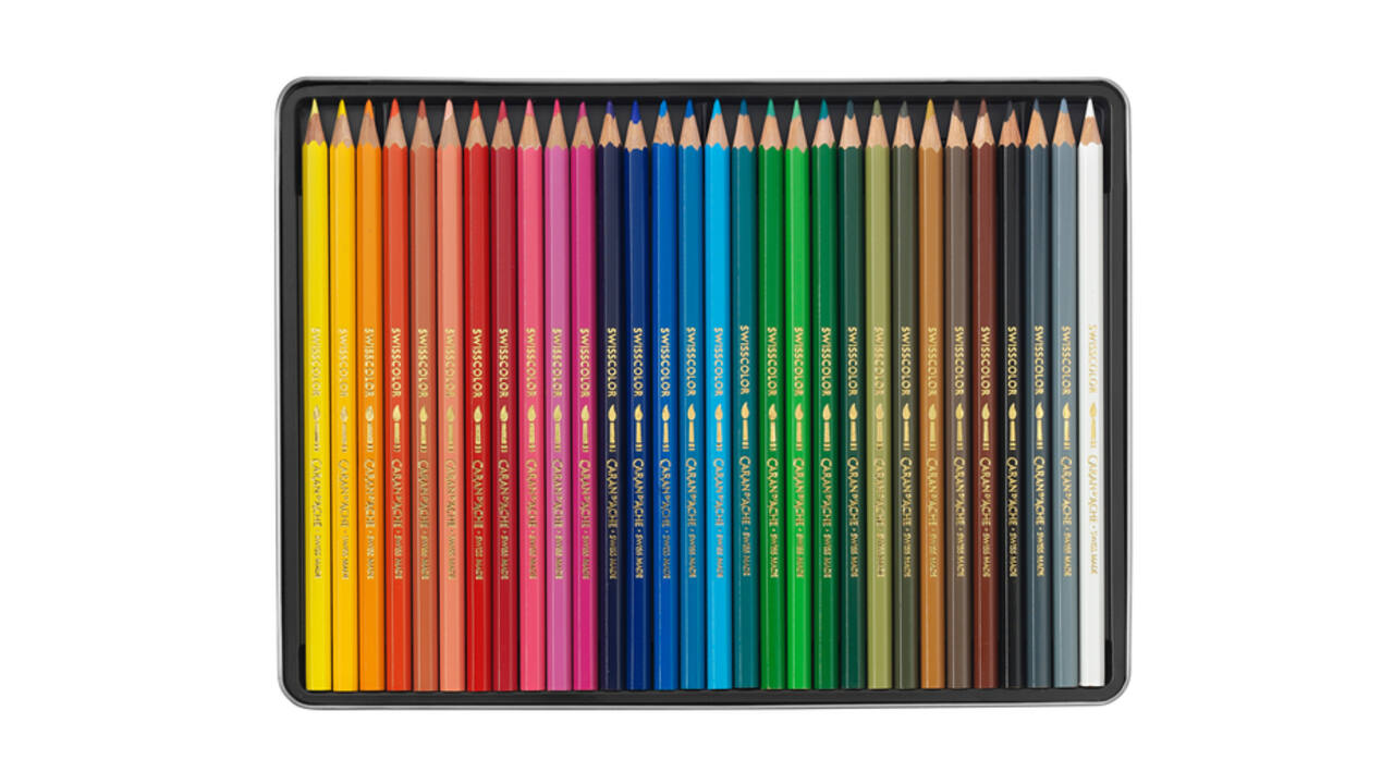 Kleurpotloden Caran d'Ache Swisscolor aquarel 30 stuks assorti