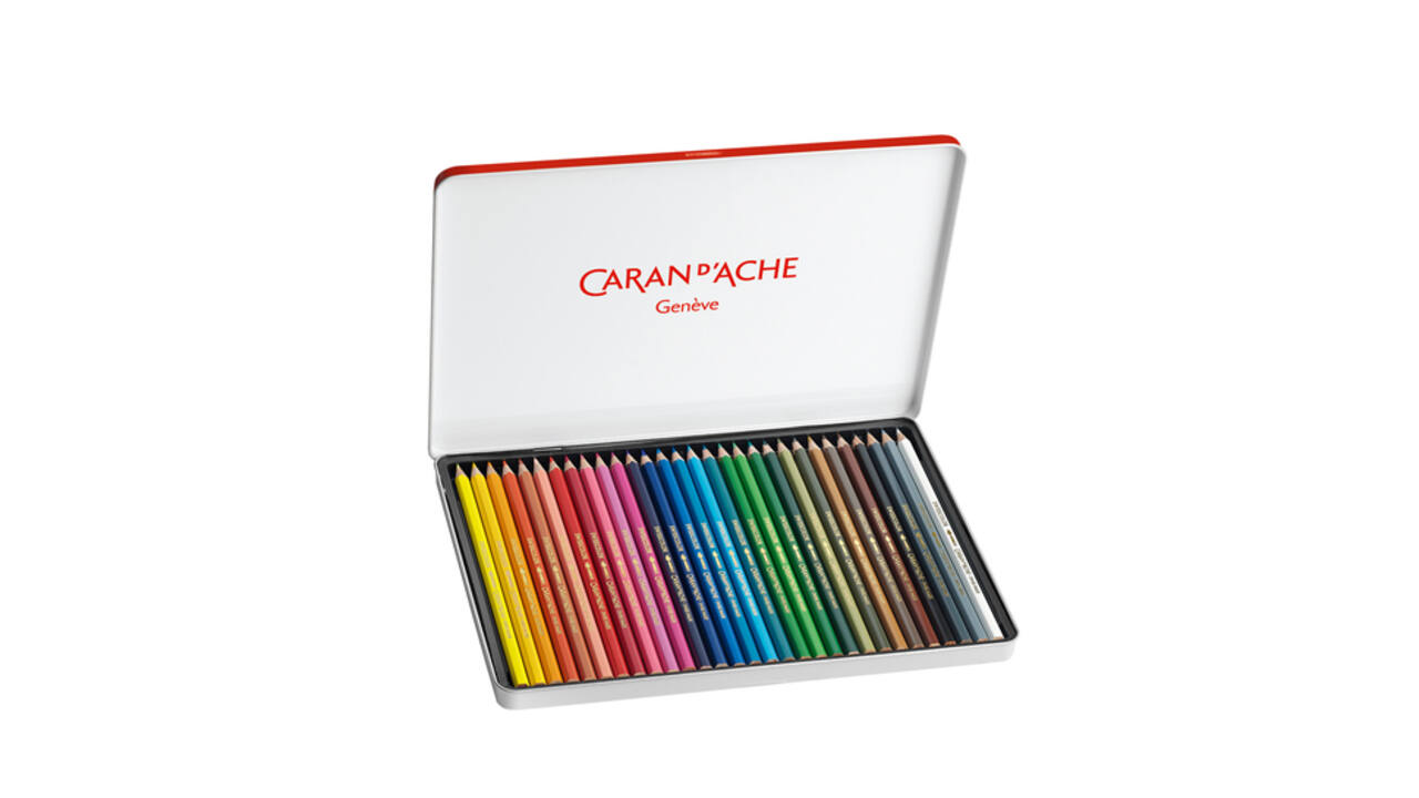 Kleurpotloden Caran d'Ache Swisscolor aquarel 30 stuks assorti