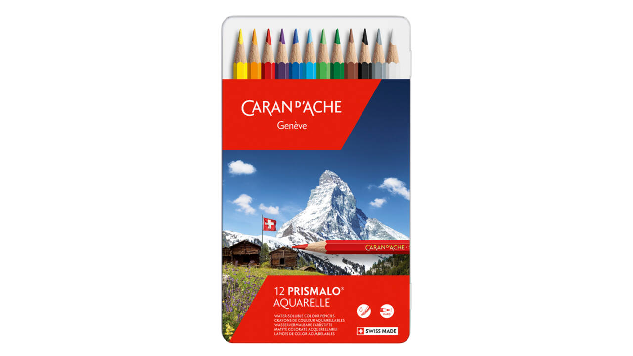 Kleurpotloden Caran d'Ache Prismalo 12 stuks assorti