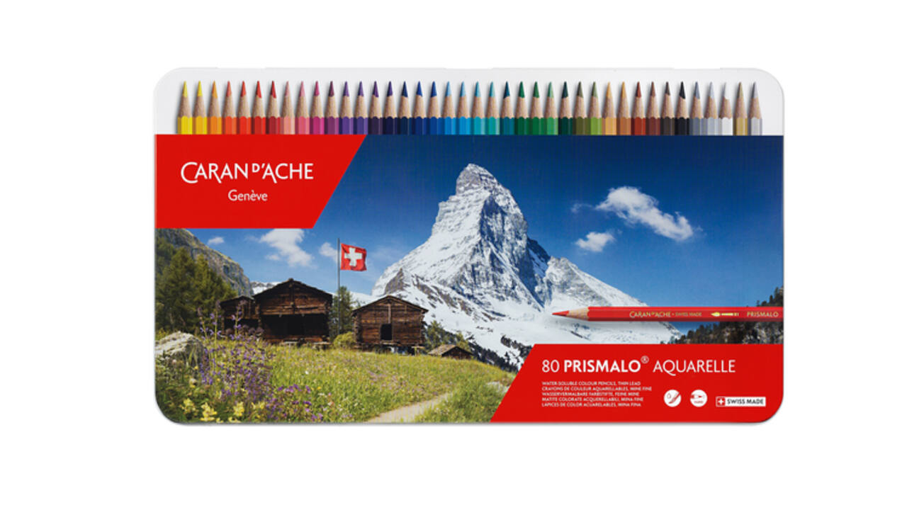 Kleurpotloden Caran d'Ache Prismalo 80 stuks assorti