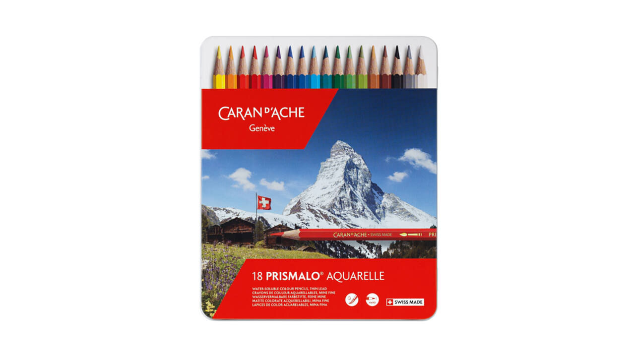 Kleurpotloden Caran d'Ache Prismalo 18 stuks assorti