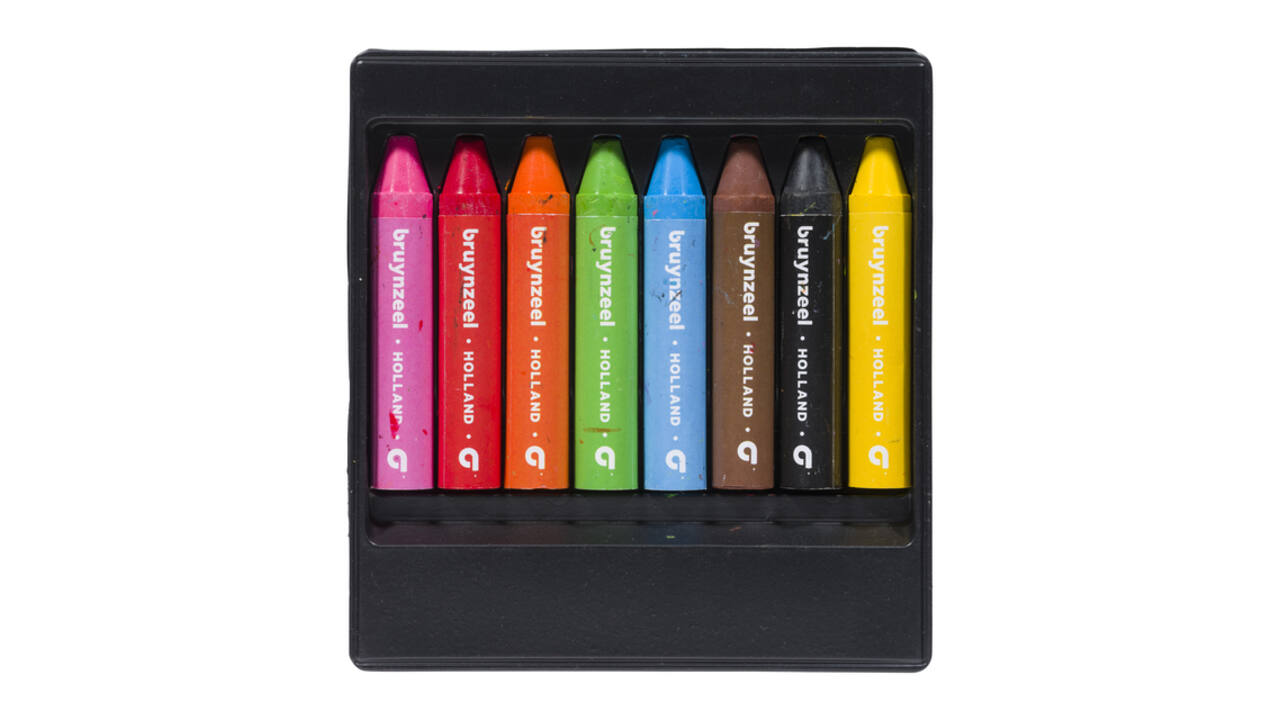 Waskrijt Bruynzeel Kids Pocoyo assorti 8 stuks
