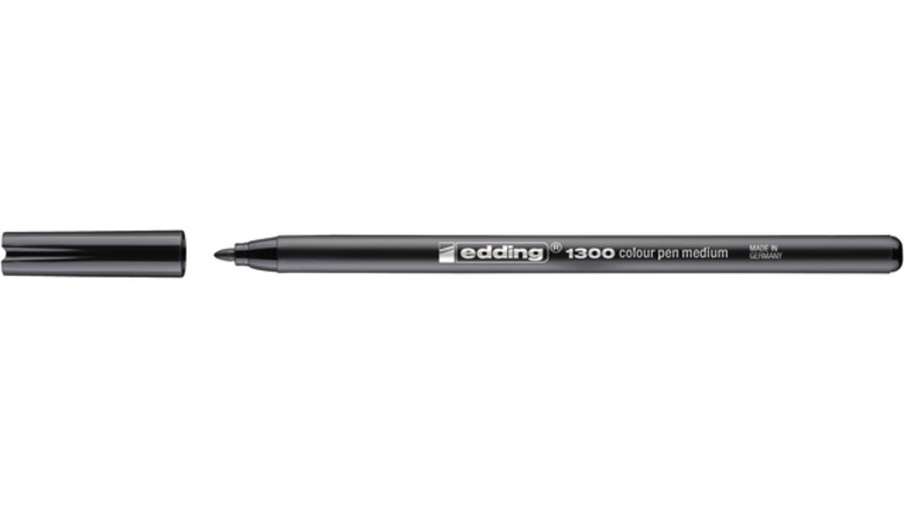 Fineliner edding 1300 medium zwart