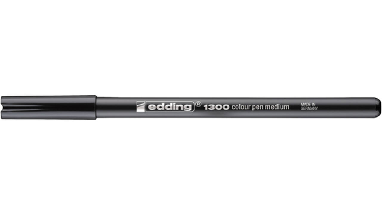 Fineliner edding 1300 medium zwart