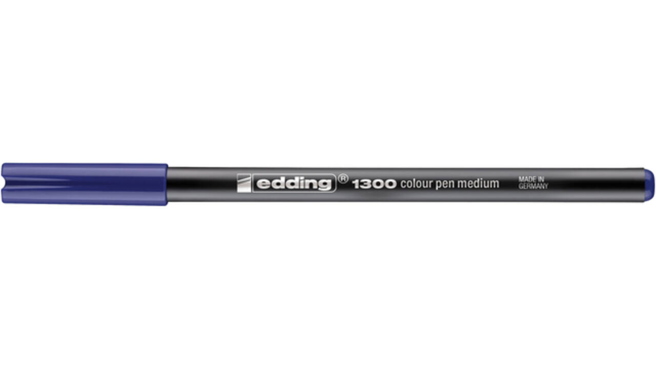 Fineliner edding 1300 medium blauw